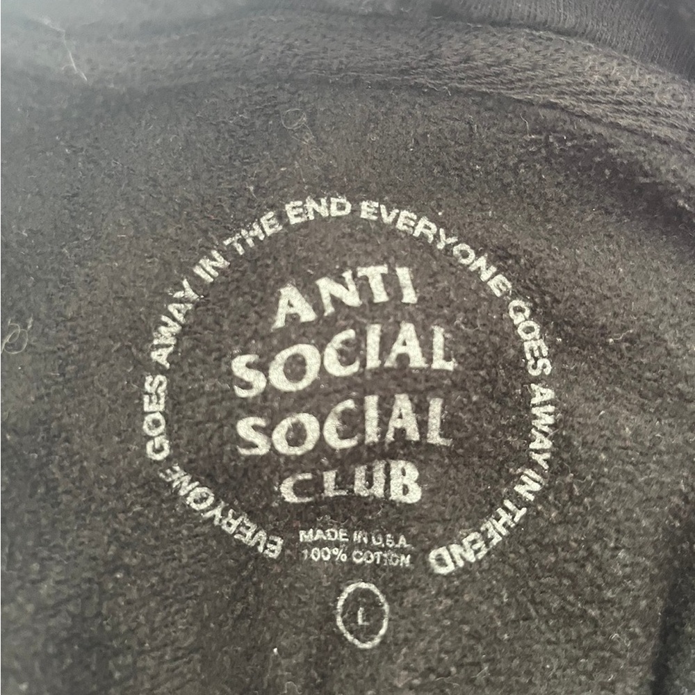 Anti social social club hoodie